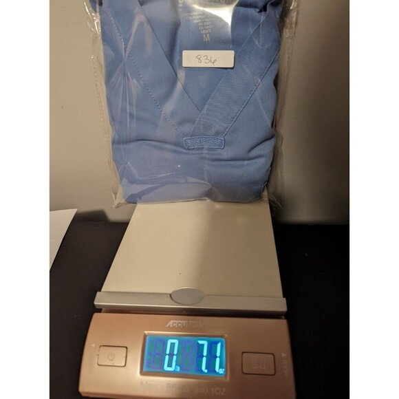 Grey's Anatomy By Barco Baby Blue Men's Size Medium Multi Pockets - Picture 11 of 11